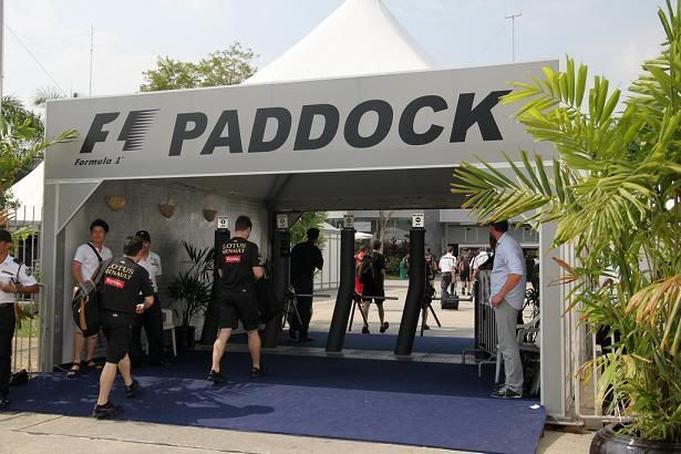 Entering the Paddock Area @ Sepang F1 Circuit!
