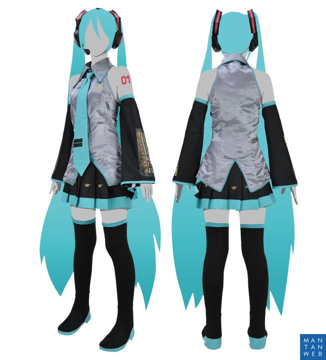 Roupa da Vocaloid Hatsune Miku Roupa da Vocaloid Hatsune Miku
