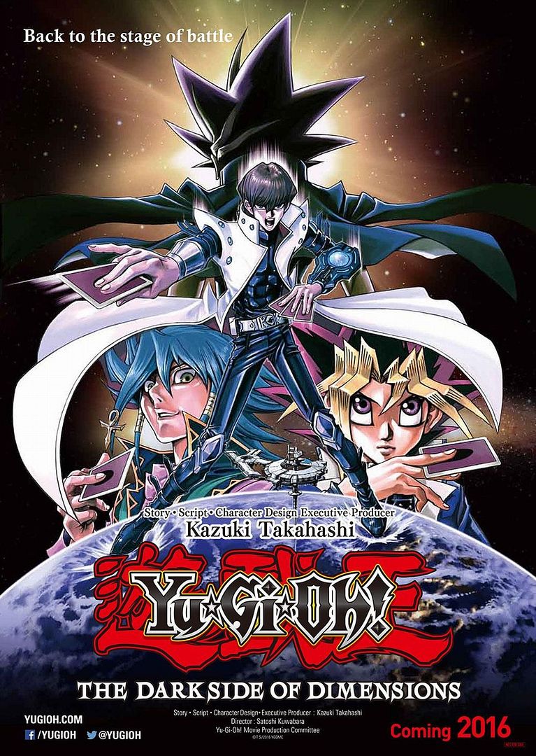 Poster oficial de Yu-Gi-Oh!: The Dark Side of Dimensions. Poster oficial de Yu-Gi-Oh!: The Dark Side of Dimensions.
