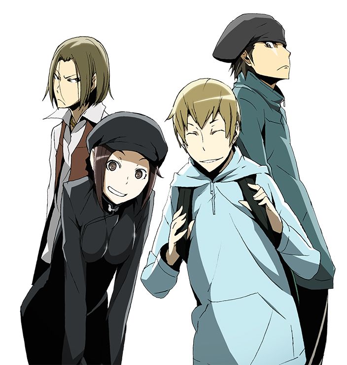 Erika Karisawa, Walker Yumasaki, Kyohei Kadota, e Saburo Togusa. Erika Karisawa, Walker Yumasaki, Kyohei Kadota, e Saburo Togusa.