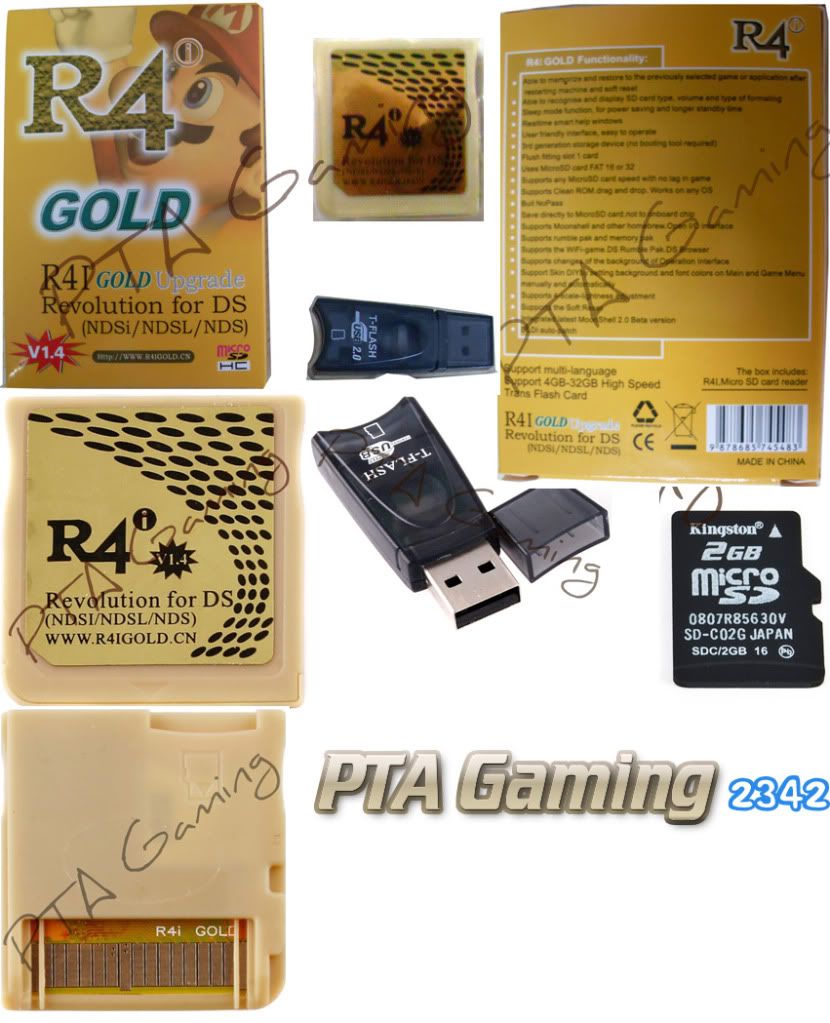 R4iGoldMixedPictures.jpg R4i Gold Package ~ PTA Gaming picture by PTAGaming