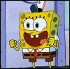 spongebob happy / excited Pictures, Images and Photos