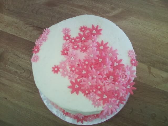 Pink Flower Cake-2