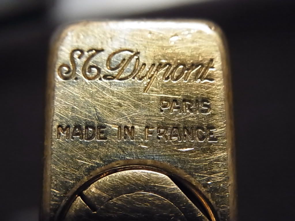 My father's gold plated (20 micron) Line 1 from around 1973, notice the "Winged Dupont" emblem that was omitted later on: