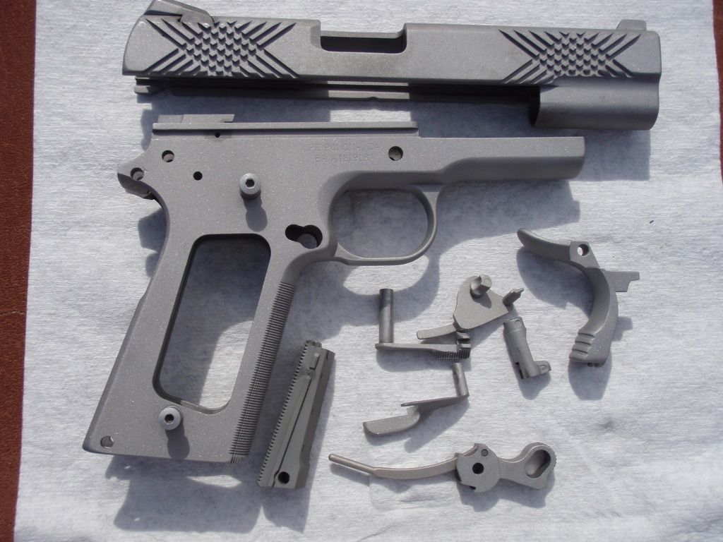 What is the correct blast media for parkerizing a 1911?