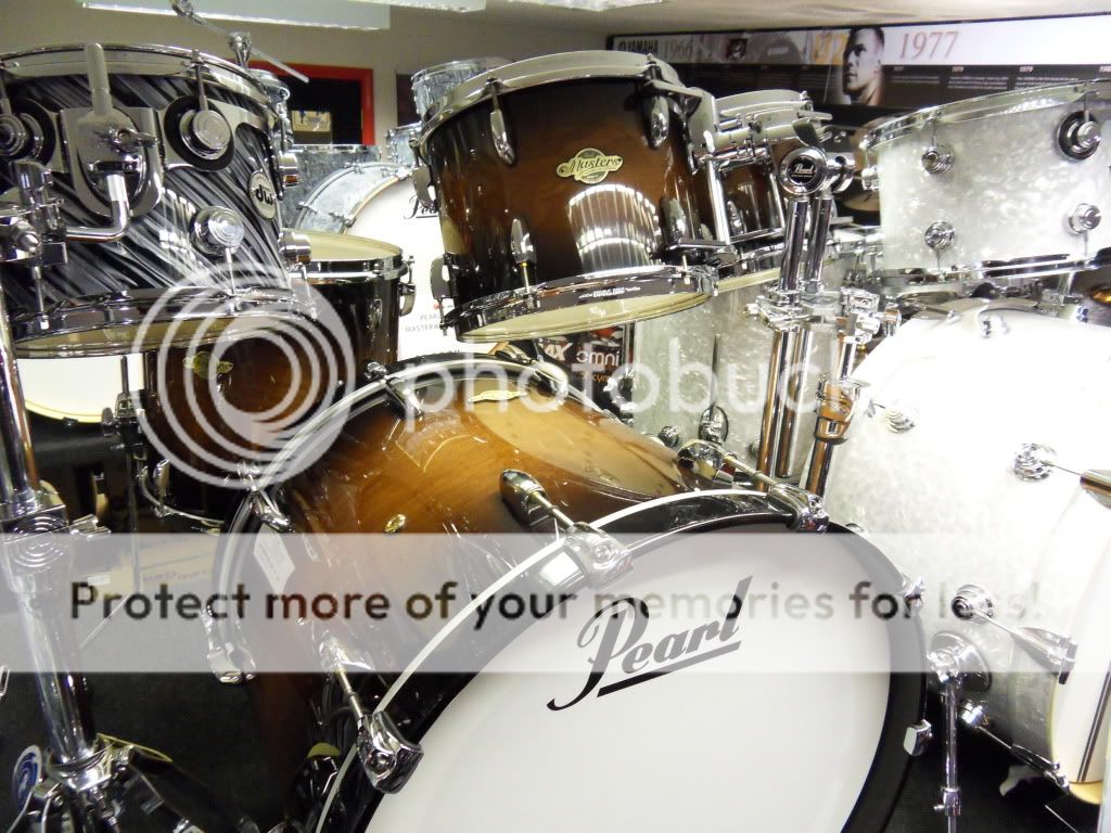 Pearl Masters Premium Legend Drum Kit Free Pro Racket Cases Brooklyn
